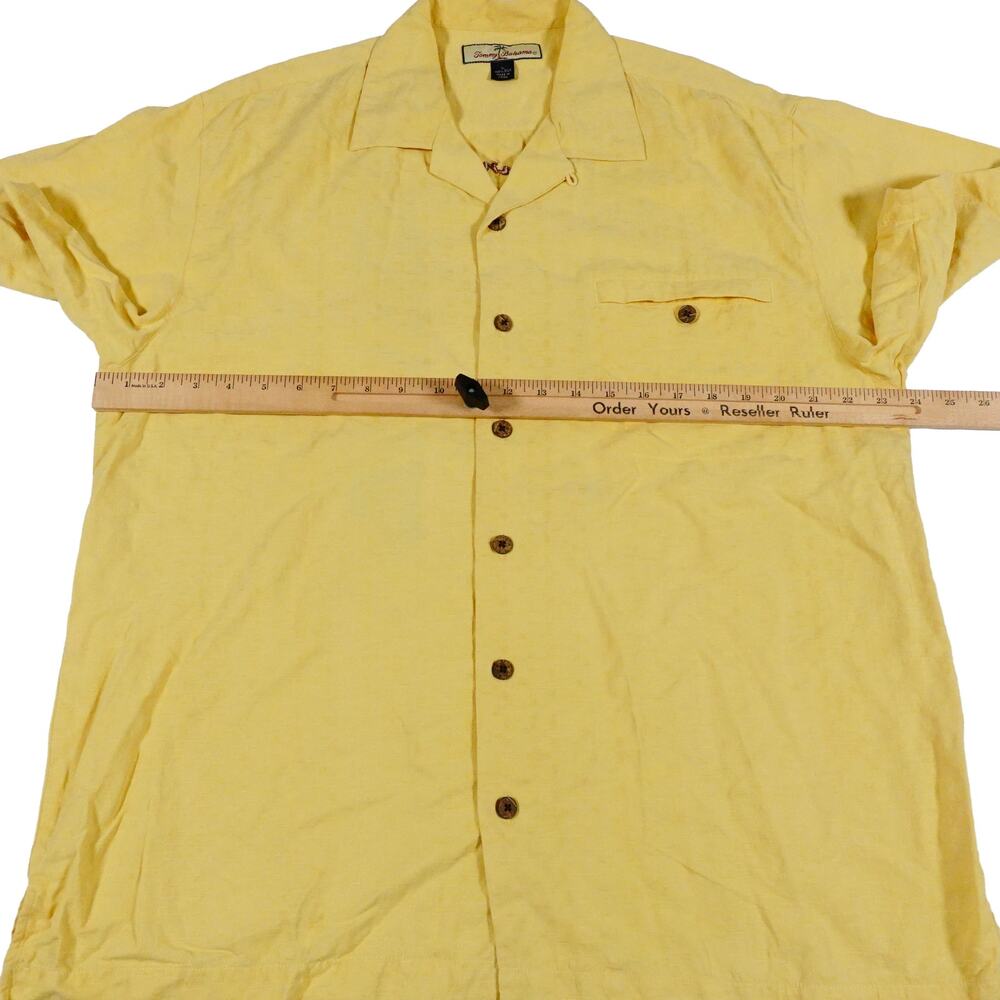 Tommy Bahama Silk Embroidered Shake My Day Hawaiian Button Up Camp Shirt Large - Picture 8 of 8